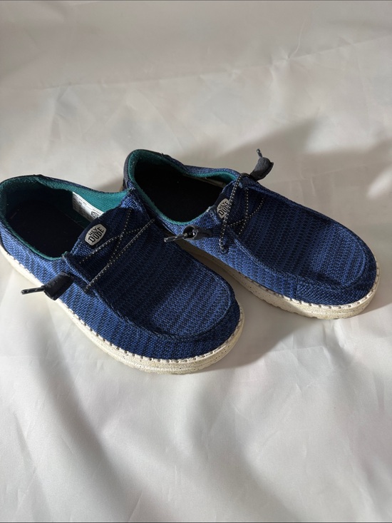 Hey Dude Shoes - Hey Dude Women's Slip-On Sneakers in Navy Blue